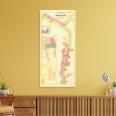 De Ohio-rivier en Valley 6 Canvas Afdruk (Insitu (Woonkamer))