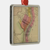 De Ohio-rivier en Valley 8 Metalen Ornament (Rechts)