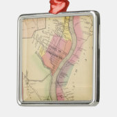 De Ohio-rivier en Valley 8 Metalen Ornament (Links)