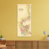 De Ohio-rivier en Valley 9 Canvas Afdruk (Insitu (Woonkamer))