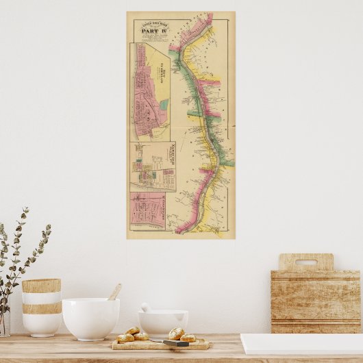 De Ohio-rivier en Valley 9 Poster (Keuken)