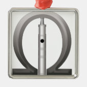 De OHM LOver Metalen Ornament (Voorkant)