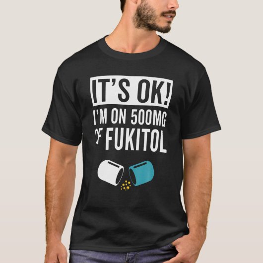 De OK-indicator op 500 mg Fukitolcapsules T-shirt (Voorkant)