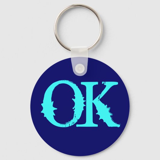 De "OK"-Sleutelhanger Sleutelhanger (Voorkant)