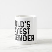 De Okayest Bartender ter wereld Koffiemok (Center)