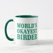 De Okayest Birder ter wereld Mok (Links)