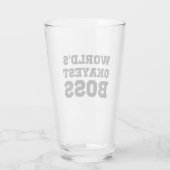 De Okayest Boss van de wereld Glas (Achterkant)