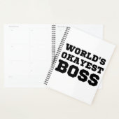 De Okayest Boss van de wereld Planner (Display)