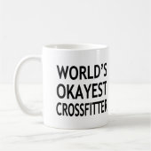 De Okayest Crossfitter van de wereld grappig Koffiemok (Links)
