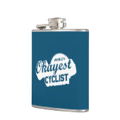 De Okayest Cyclist van de wereld Heupfles (Links)