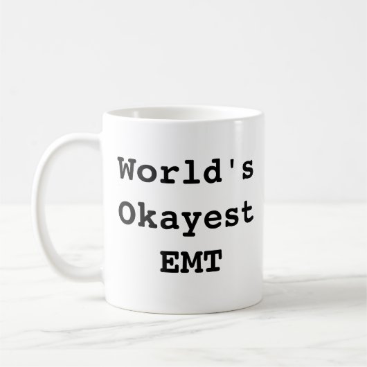 De Okayest EMT ter wereld Koffiemok (Links)
