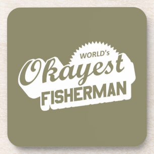 De Okayest Fisherman ter wereld Drankjes Onderzetter