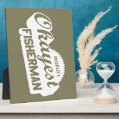 De Okayest Fisherman ter wereld Fotoplaat (Zijkant)