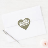 De Okayest Fisherman ter wereld Hart Sticker (Envelop)