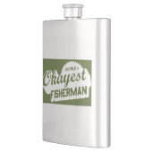 De Okayest Fisherman ter wereld Heupfles (Links)