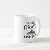 De Okayest Fisherman ter wereld Koffiemok (Voorkant rechts)