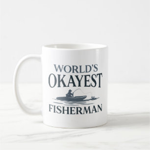 De Okayest Fisherman ter wereld Koffiemok