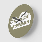 De Okayest Fisherman ter wereld Ronde Klok (Hoek)