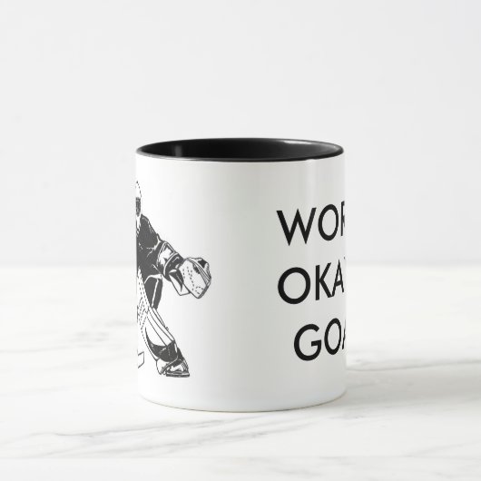 De Okayest Goalie Mok van de wereld (Midden)