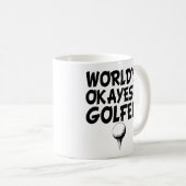 De Okayest Golfer grappige mok ter wereld (Voorkant rechts)