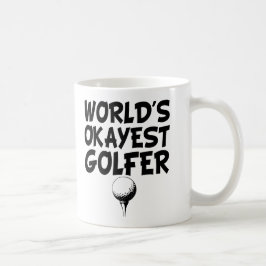 De Okayest Golfer grappige mok ter wereld