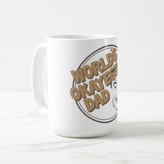 De Okayest Pap Mok van de wereld (Voorkant links)