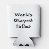 De Okayest Pap ter wereld Blikjeskoeler (Achterkant)