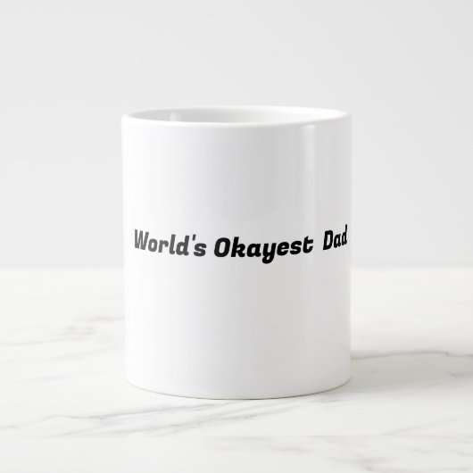 De Okayest Pap ter wereld Grote Koffiekop (Voorkant)
