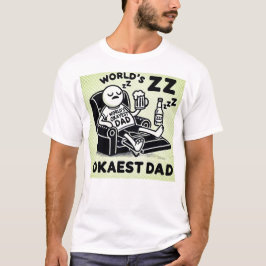 De Okayest Pap ter wereld T-shirt