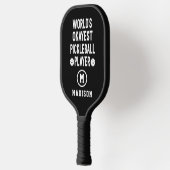 De Okayest Pickleball Player's Name Black Paddle (Links)