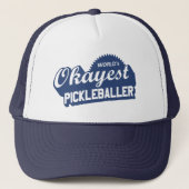 De Okayest Pickleballer ter wereld Trucker Pet (Voorkant)