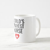 De Okayest verpleegster ter wereld Koffiemok (Voorkant rechts)