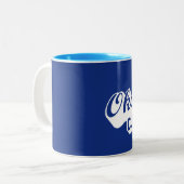 De Okayste klimmer ter wereld Tweekleurige Koffiemok (Voorkant links)