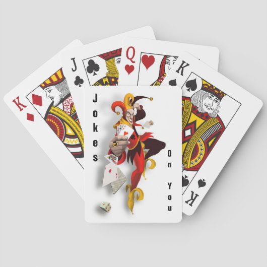 De okes op je  joker pokerkaarten (Achterkant)