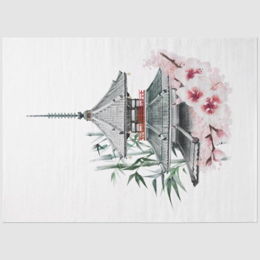 De Okinawa Serie Design 27 Tissuepapier (Voorkant)