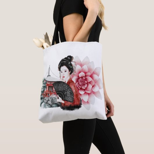 De Okinawa Serie Design 36 Tote Bag (Dichtbij)