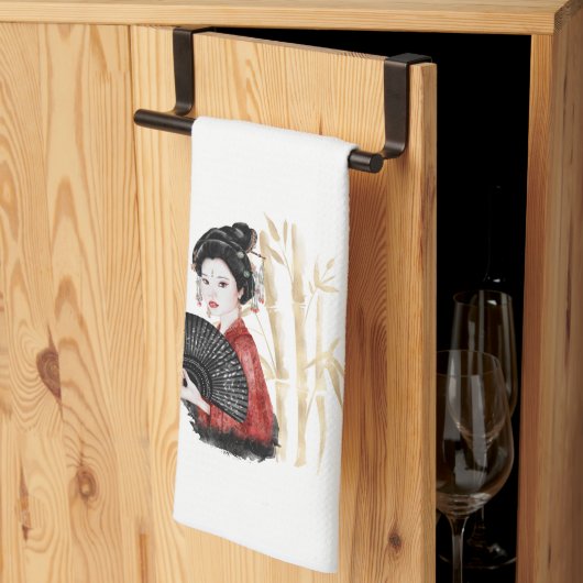 De Okinawa Serie Design 39  Theedoek (Derde Gevouwen)