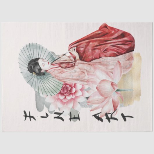 De Okinawa Serie Ontwerp 15 Tissuepapier (Voorkant)
