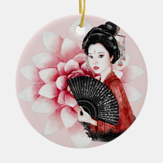 De Okinawa Serie Ontwerp 34 Keramisch Ornament (Voorkant)