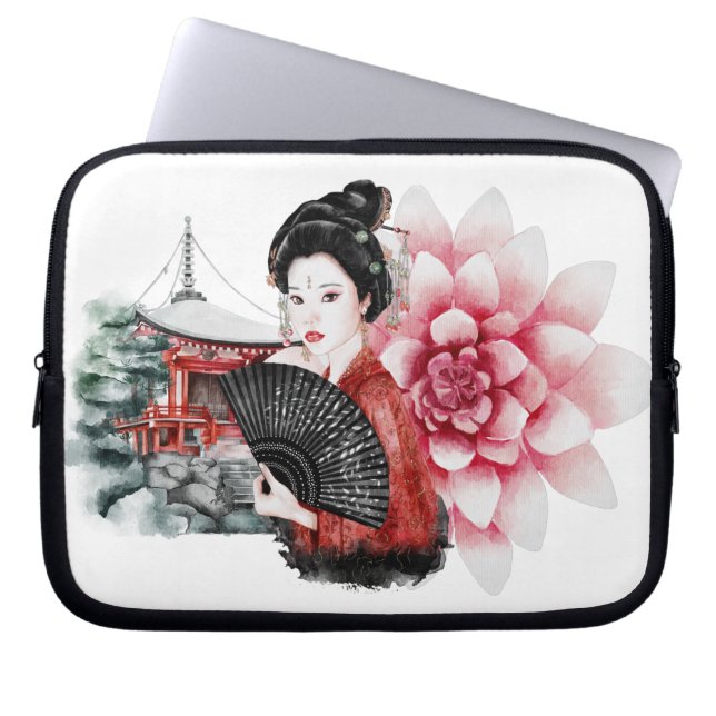 De Okinawa Serie Ontwerp 36  Laptop Sleeve (Voorkant)