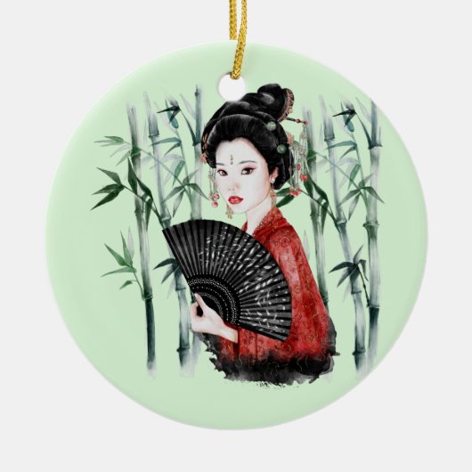 De Okinawa Serie Ontwerp 40 Keramisch Ornament (Voorkant)