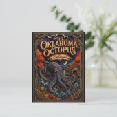 De Oklahoma Octopus Oklahoma Popcut Legends Briefkaart (Staand voorkant)