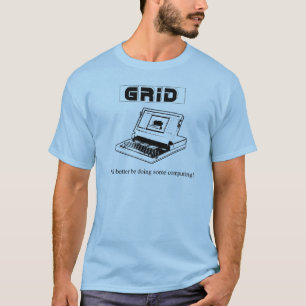 De Ol' GRiD compass, de Godfather van notebooks T-shirt