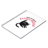 De Ol' Razzle _ Grappige kat Notitieboek (Linkerzijde)