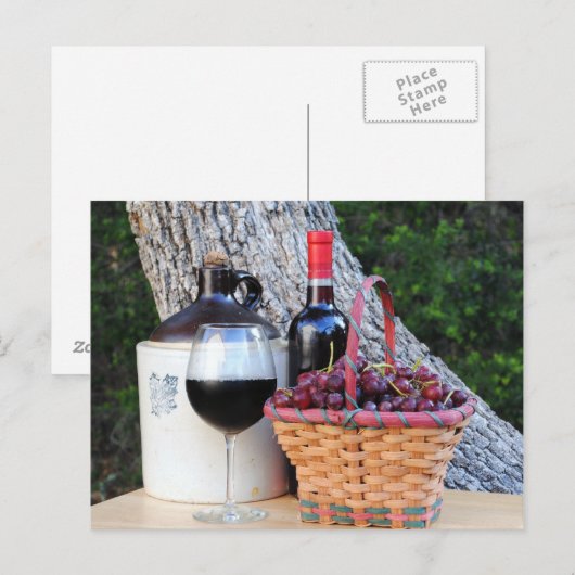 DE OLE WINE JUG" BRIEFKAART (Voorkant / Achterkant)