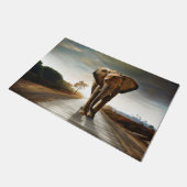 De olifant deurmat (Schuin)