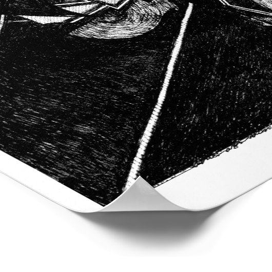 De olifant in de kamer poster (Hoek)