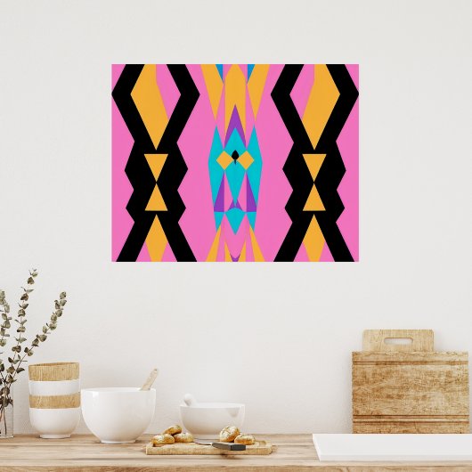 De olifant in de kamer poster (Keuken)