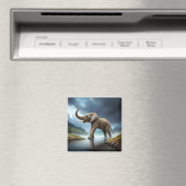 De Olifant & Ivoor van deze Mastodon Pachyderm Magneet (Insitu (Vaatwasser))