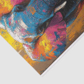 De olifant Lyfe1 Tissuepapier (Detail)